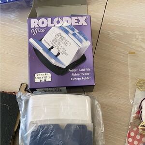 Rolodex card file
